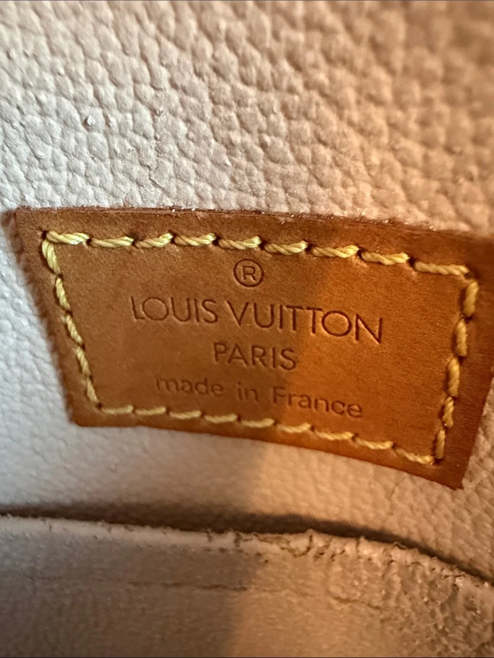 Louis Vuitton Monogram Canvas Shopper Tote - Brown with Tan Handles